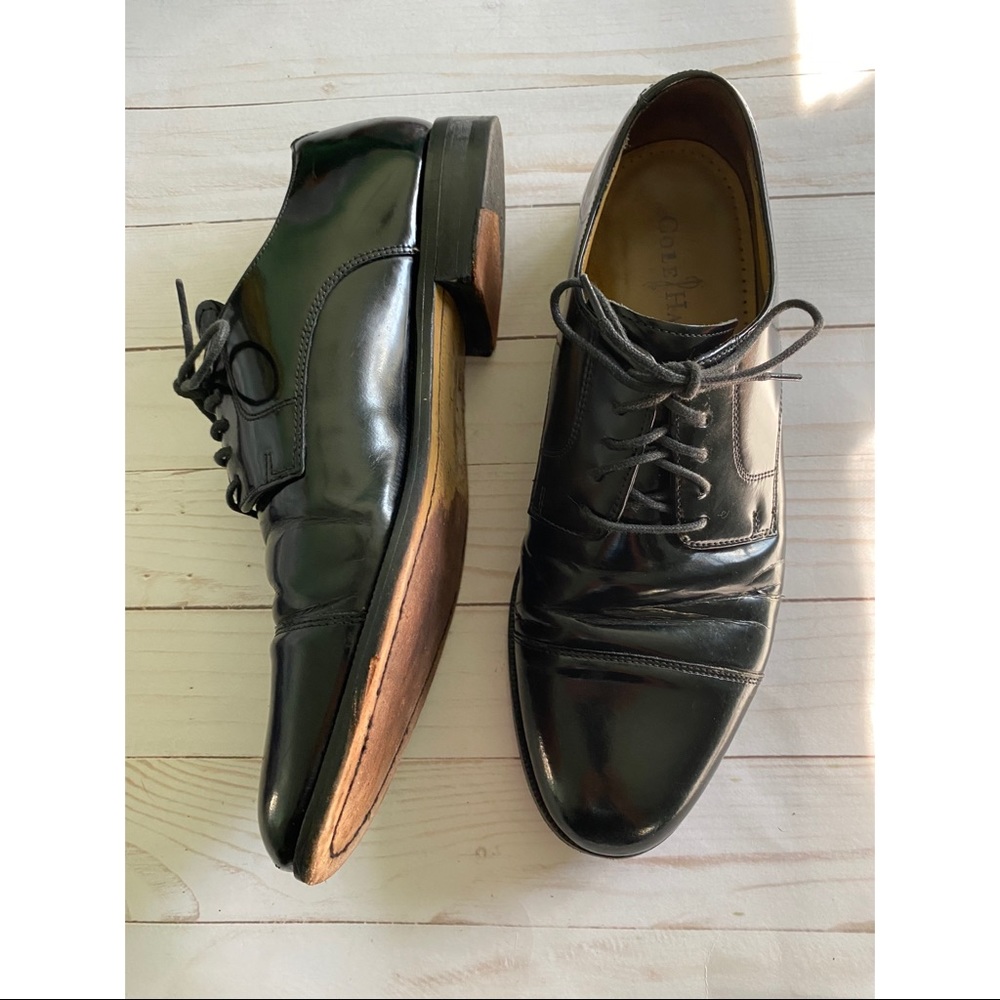 Cole Haan Black Dress Shoes Men Size 9.5